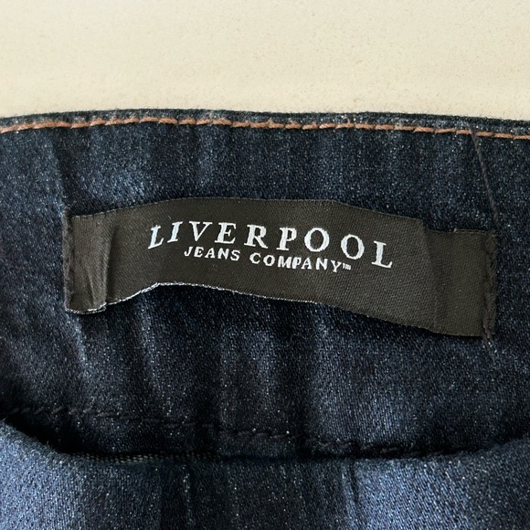 Liverpool Jeans Company Dark Indigo Jeggings Size 4/27 - Picture 5 of 16